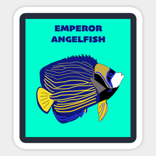 EMPEROR ANGELFISH Sticker